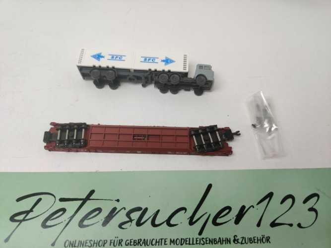 Fleischmann N DC 8279 Rollende Landstraße / LKW SFC 2 / DB