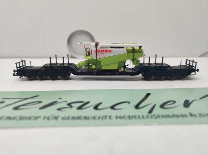 Fleischmann N DC 8299 Schwerlastwagen mit Ladegut / CLAAS Mähdrescher / DB