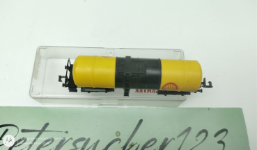 Fleischmann N DC 8481 K Kesselwagen 4-Achser SHELL  DB OVP