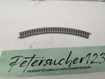Fleischmann N DC 9120 Gebogenes Gleis (R1) / 192 mm / Bogenwinkel 45°