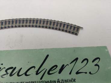 Fleischmann N DC 9120 Gebogenes Gleis (R1) / 192 mm / Bogenwinkel 45°