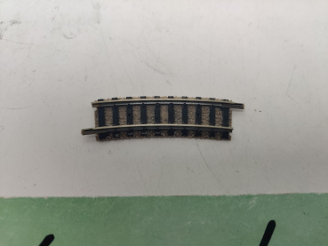 Fleischmann N DC 9122 / Gebogenes Gleis / 192 mm (R1) / Bogenwinkel 15°
