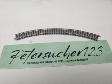 Fleischmann N DC 9125 Gebogenes Gleis (R 2) / 225,6 mm / Bogenwinkel 45°