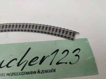 Fleischmann N DC 9125 Gebogenes Gleis (R 2) / 225,6 mm / Bogenwinkel 45°