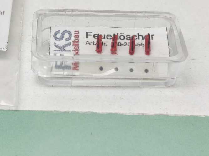 FKS N 160-200-55 Feuerlöscher f. Modellbau Fertigmodell / unbenutzt / 1:160 / OVP
