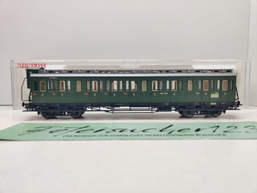 Fleischmann H0 DC 5686 Abteilwagen Bremserhaus 2. Kl B4 / NEM / DB / OVP