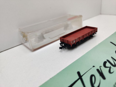 Fleischmann N DC 8200 Niederbordwagen / Kklmmo496 / DB / OVP