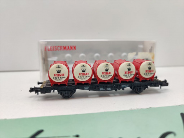 Fleischmann N DC 8232 K Behältertragwagen "Dortmunder Union" Lbs598 / DB / OVP