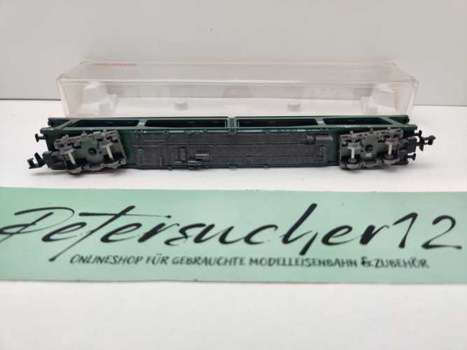 Fleischmann N DC 8285 Doppelstock-Autotransportwagen beladen 2 / DDm915 / DB / OVP
