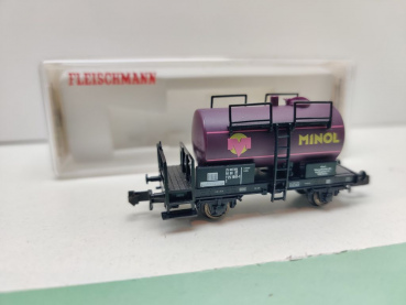 Fleischmann N DC 8406 Kesselwagen "Minol" Z / DR / OVP