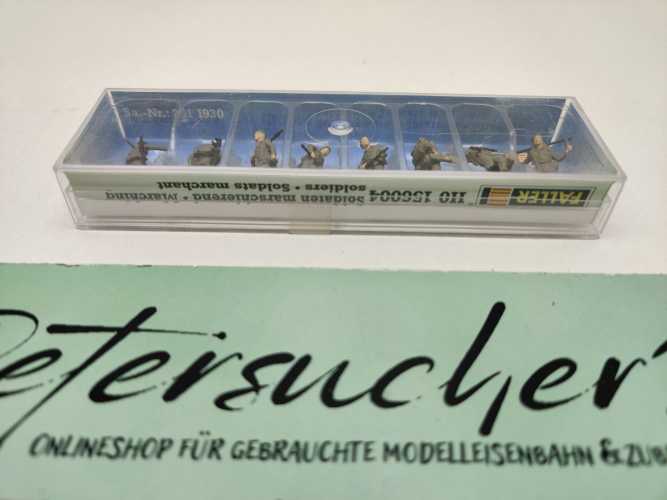 Faller H0 156004 Figuren-Set "Soldaten marschierend" / 8 Figurinen / OVP