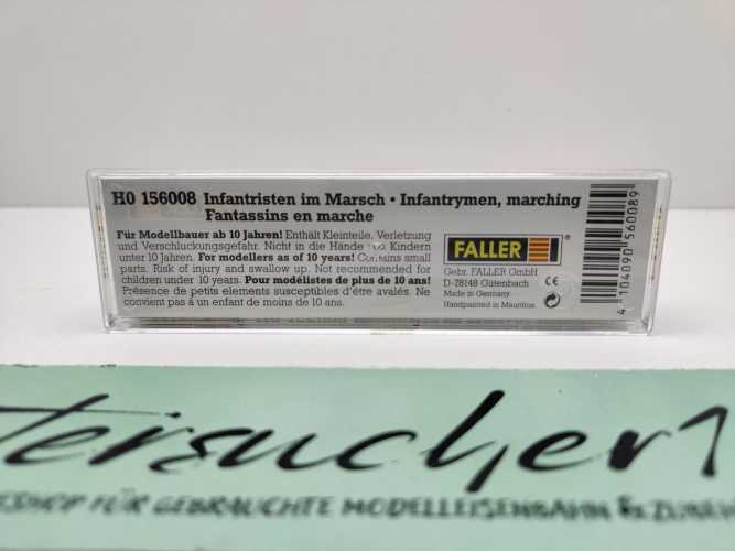 Faller H0 156008 Figuren-Set "Infantristen im Marsch" / 8 Figurinen / OVP