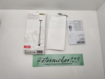 Faller H0 DC 180110 LED-Gittermast Aufsatzleuchte / 2-flammig / OVP