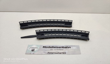 Faller Z 282905 Auffahrten gebogen / 2er-Set