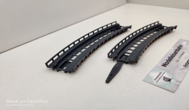 Faller Z 282905 Auffahrten gebogen / 2er-Set