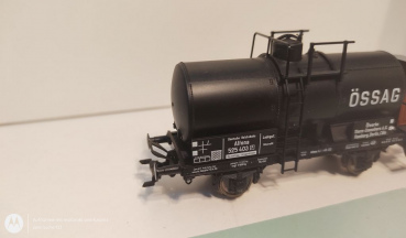 Fleischmann H0 AC 5434 Kesselwagen m Bremserhaus "ÖSSAG" / NEM / DRG