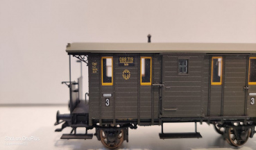 Fleischmann H0 AC 5368 gedeckter Güterwagen 3.Kl / NEM / DRG