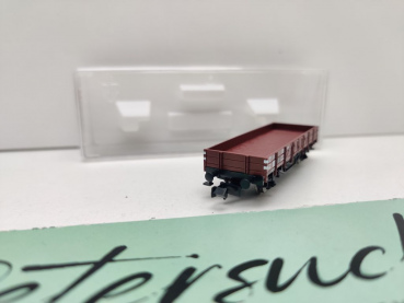 Fleischmann N DC 820002 Niederbordwagen X90/ 2 DKW Modelle / NEM / DB / OVP