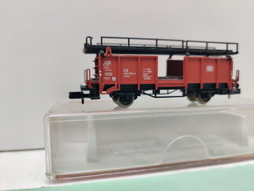 Fleischmann N DC 8224 Autotransportwagen unbeladen / Laaes541 / DB / OVP