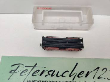 Fleischmann N DC 8224 Autotransportwagen unbeladen / Laaes541 / DB / OVP