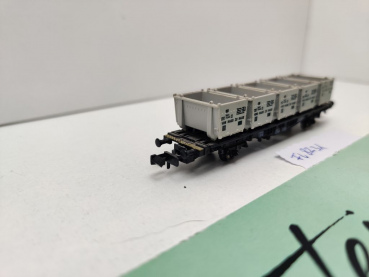 Fleischmann N DC 8231 Behältertragwagen "von Haus zu Haus" Lbs598 / DB