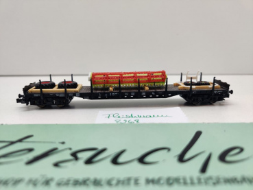 Fleischmann N DC 8268 Rungenwagen "Landw. Ladung" Rs684 / NEM / DB