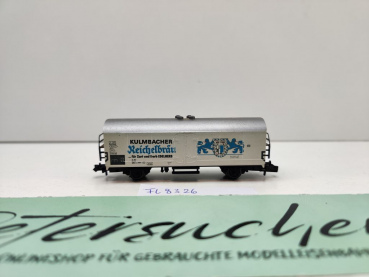 Fleischmann N DC 8326 Kühlwagen "Kulmbacher" Logo Rechts Ichq / DB