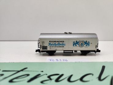 Fleischmann N DC 8326 Kühlwagen "Kulmbacher" Logo Rechts Ichq / DB