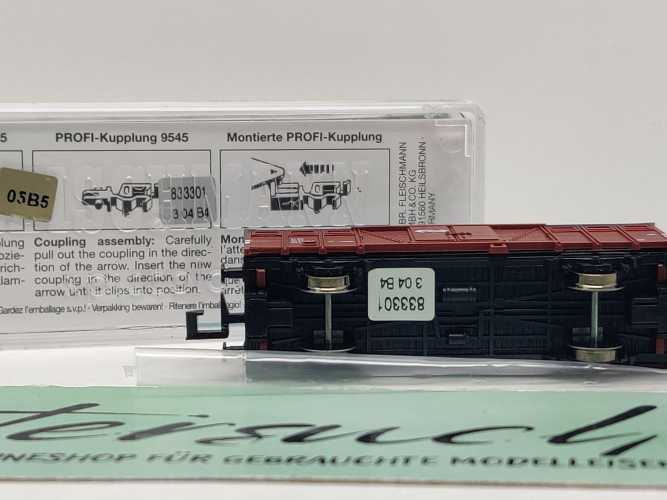 Fleischmann N DC 833301 gedeckter Güterwagen Gs-v / NS / OVP