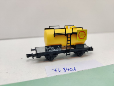 Fleischmann N DC 8401 Kesselwagen "Shell" gelbe Tafel / DB