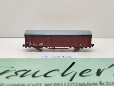 Fleischmann N DC 9318-92 ged. Güterwagen Gbs aus Set / NEM / DR / OVP