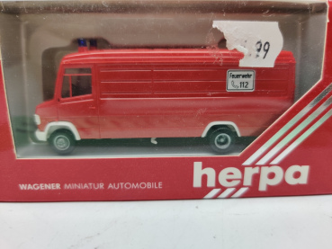 Herpa H0 / 1:87 / 4069 / MB 609 / FEUERWEHR Kastenwagen / OVP