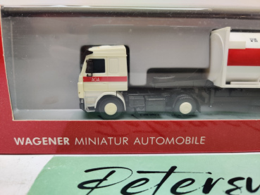 Herpa H0 / 1:87 / 821002 Hänger Zug Tanksattelzug /AGA Scania / OVP