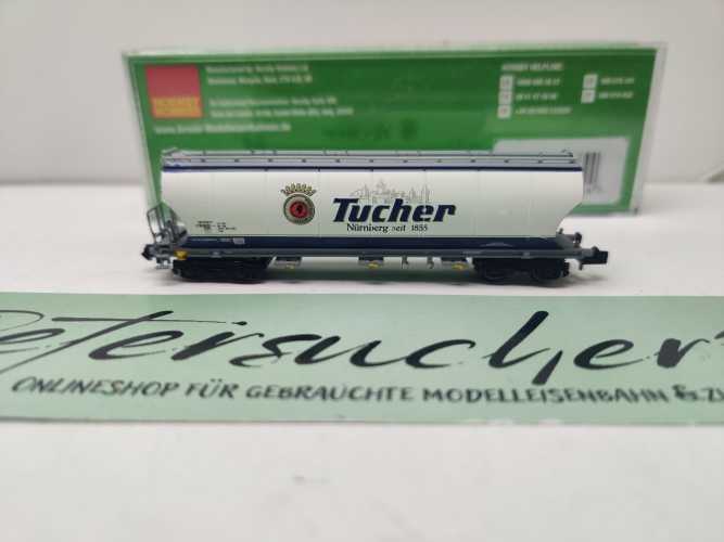 Arnold N DC HN6708 4-achsigen Getreidesilowagen / auffälligen hellblauen „Tucher“-Design (GATX) / OVP