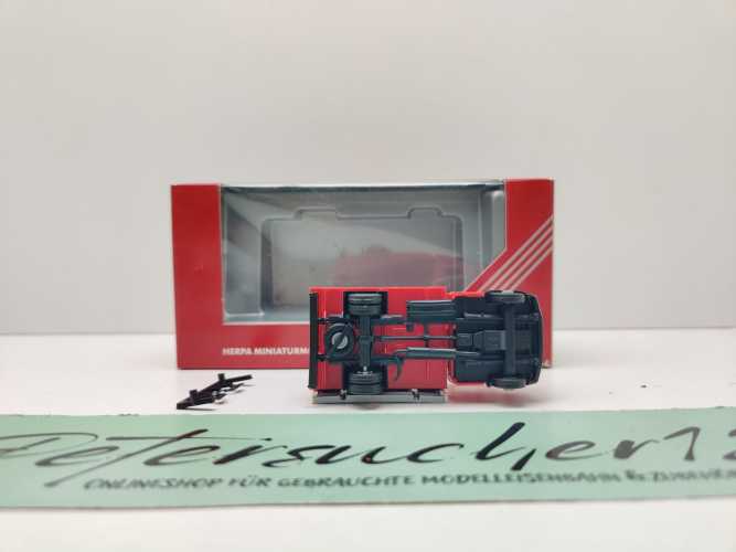 Herpa H0 041843 Mercedes Benz T2 Glastransporter rot / 1:87 / OVP
