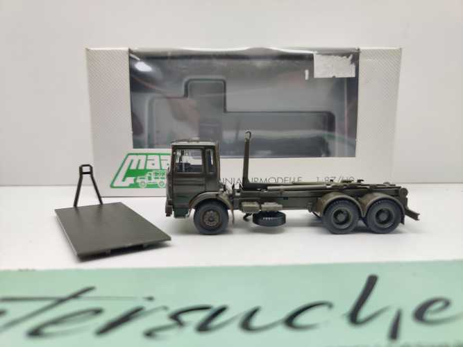 Herpa Maag H0 740036 MAN M90 Abrollkipper 3a BW / 1:87 / OVP