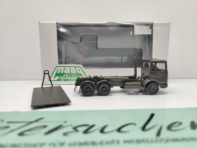 Herpa Maag H0 740036 MAN M90 Abrollkipper 3a BW / 1:87 / OVP