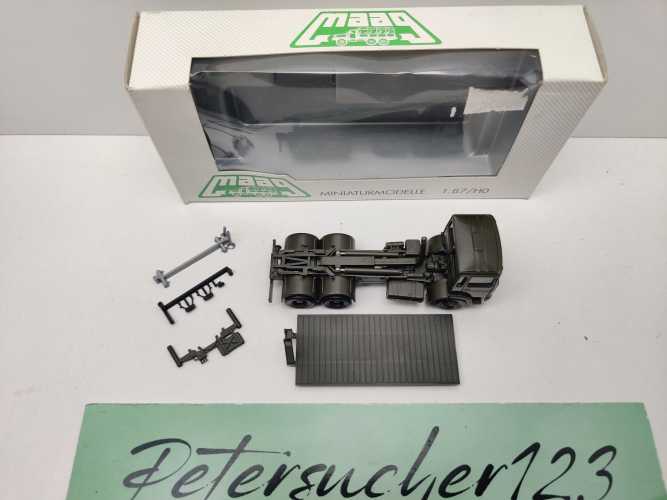 Herpa Maag H0 740036 MAN M90 Abrollkipper 3a BW / 1:87 / OVP