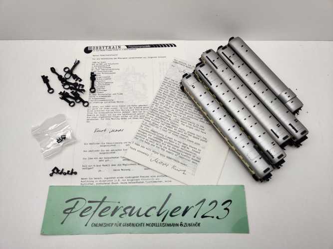 Hobbytrain N DC 20500 Rheingold Wagenset mit Beleuchtung / NEM / DRG / OVP