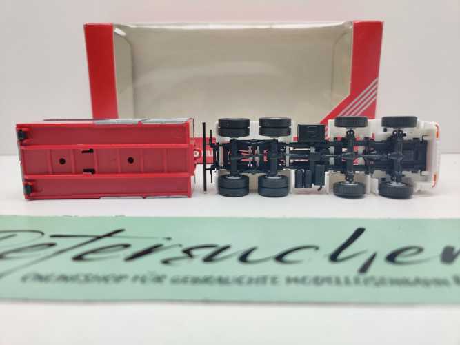 Herpa H0 045445 MAN TGA M Feuerwehr Wechsellader Abrollcontainer Chemie 1:87 / OVP