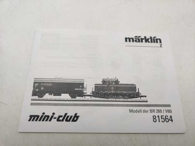 Mini Club / Märklin Z DC 81564 / V60 Diesellok / Analog / Rot