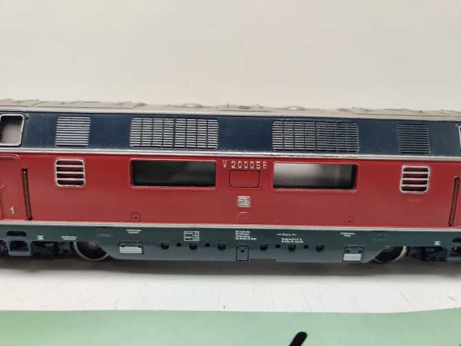 MÄRKLIN H0 AC 3021 / V200 056 / Diesellok / Rot / DB / Umbau Delta - Digital