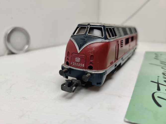 MÄRKLIN H0 AC 3021 / V200 056 / Diesellok / Rot / DB / Umbau Delta - Digital