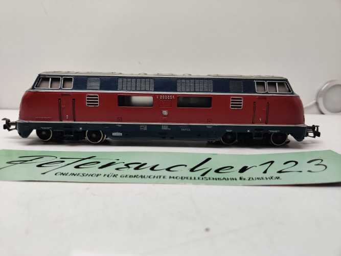 MÄRKLIN H0 AC 3021 / V200 056 / Diesellok / Rot / DB / Umbau Delta - Digital
