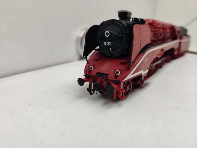 Roco H0 AC 69203 / BR18 201  / Dampflok Schlepptender / DR / DCC / Sound
