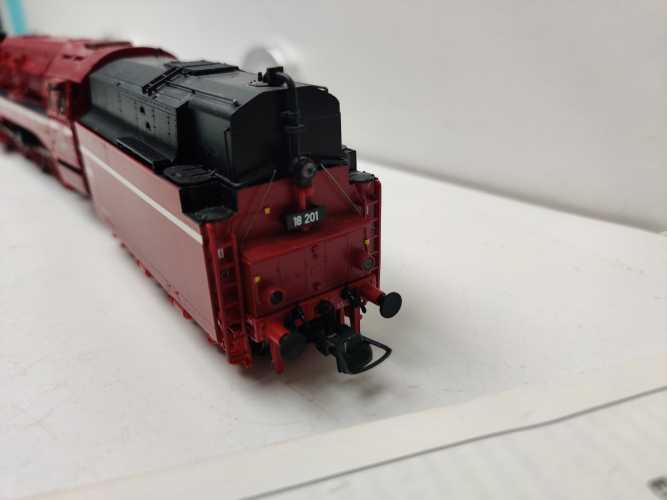 Roco H0 AC 69203 / BR18 201  / Dampflok Schlepptender / DR / DCC / Sound