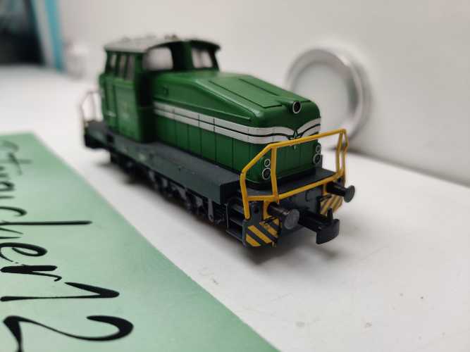 Märklin H0 AC Lok 7 Diesellok / Fx / Grün