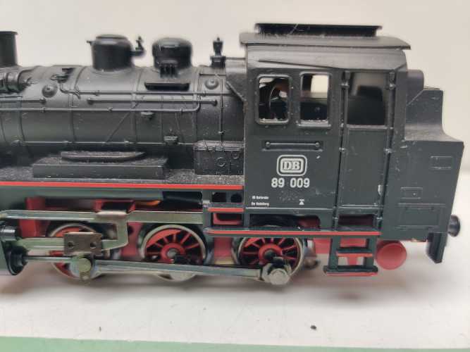 Märklin H0 AC 30000 / BR89 009 / Tenderdampflokomotive der Baureihe 89.0 / Fx / Schwarz