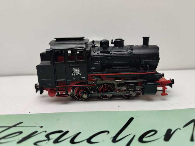 Märklin H0 AC 30000 / BR89 009 / Tenderdampflokomotive der Baureihe 89.0 / Fx / Schwarz
