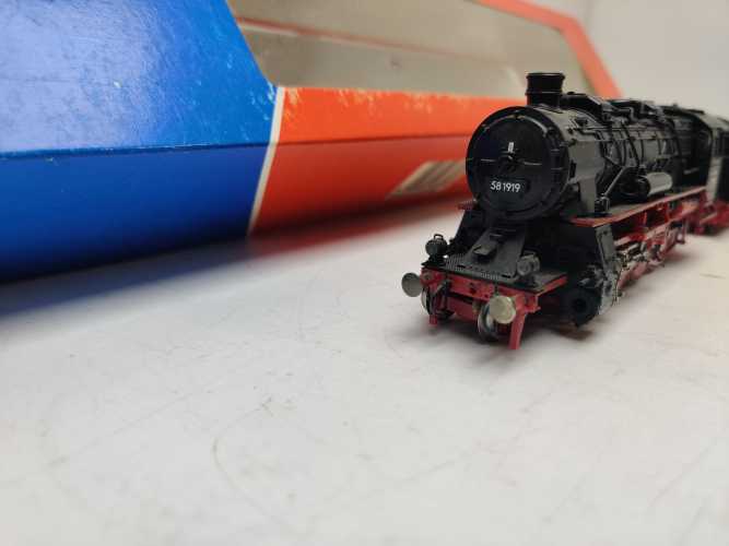Roco H0 DC 43326 / schweren Güterzug-Dampflokomotive der Baureihe 58 / OVP / Defekt